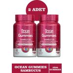 Ocean Gummies Sambucus Kids 2x60 Çiğnenebilir Tablet