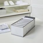 Ocean Home 8 Bölmeli Gri Çizgili 17x41,5x12 cm Çekmece İçi Düzenleyici Set