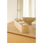 Ocean Home Textile 10 Bölmeli Bej Balıksırtı Dolap Çekmece İçi Akordiyon Tipi Katlanır Çamaşır Düzenleyici Organizer