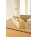 Ocean Home Textile 11x41.5x12 cm 10 Bölmeli Bej Balıksırtı Çekmece Düzenleyici