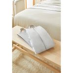 Ocean Home Textile 2 Adet Gri Balıksırtı Ayakkabı Düzenleyici Organizer Dolap İçi Seyahat Taşıma Çantası Ayakkabı Hurcu Set 22x40x9 cm