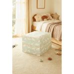 Ocean Home Textile 2'li Çocuk Odası Dinozor Destekli Kutu Hurç 45 x 55 x 18 cm - Mint Yeşili - 2 Adet