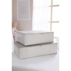 Ocean Home Textile 2'li Stuff&Things Gri Baza Altı Yastık Yorgan Kazak Hurcu, Hurç - Koyu Gri - 1 Adet 62 x 46 x 22 + 1 Adet 74 x 46 x 22 cm - 2 Adet