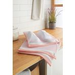 Ocean Home Textile 3 Adet Pembe Fermuarlı Ayakkabı Çamaşır Yıkama Filesi Torbası 35x40