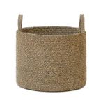 Ocean Home Textile 35x27 cm Siyah Kırçıllı Jüt Halat Sepet