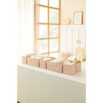 Ocean Home Textile 6'lı Deniz Kızı Çekmece İçi Dolap Çamaşır Düzenleyici Çocuk Odası Saklama Kutu Organizer Set - Pembe