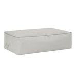 Ocean Home Textile 74x46x22 cm Mega Boy Gri Balıksırtı Baza Altı Hurç