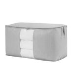 Ocean Home Textile 75x40x40 cm Mega Boy PVC Pencereli Gri Renk Kapitone Hurç