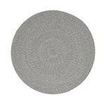 Ocean Home Textile 80 cm Yıkanabilir Gri Kırçıllı Pamuklu Halı Kilim