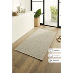 Ocean Home Textile Yıkanabilir Jüt Görünümlü Gri Renk Hasır Desenli Halı Kilim