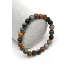 Ocean Jasper Doğal Taş Bileklik 8 Mm Fasetli Küre Kesim