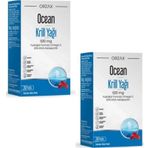 Ocean Krill Oil Omega-3 500 mg 2x30 Kapsül Balık Yağı