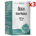 Ocean Krom Pikolinat 200 mcg 3x90 Kapsül