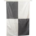 Ocean Marine Cankurtaran Bayrağı (Siyah&beyaz Büyük DAMALI75X100)
