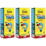 Ocean Omega 3 Karışık Meyve Aromalı 3x150 ml Şurup Balık Yağı