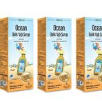 Ocean Omega-3 Portakal Aromalı 3x150 ml Şurup Balık Yağı