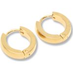 Ocean Pole Gold Düz 3 mm Çelik Erkek Küpe