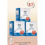 Ocean Pulse 30 Kapsül 3 Adet + 100ml Yüz Temizleme Jeli Hediye, Omega 3, Ubikinol, K2 Vitamini, D3 Vitamini