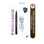 Ocean Siyah Eyeliner, Likit Kalem Eyeliner, Suya Dayanıklı, Yoğun Pigmentli