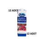 Ocean Spray Cranberry Blackcurrant Kızılcık Frenk Üzümü 1 Lt* 12 Adet - 12 lt