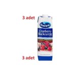 Ocean Spray Cranberry Blackcurrant Kızılcık Frenk Üzümü 1 Lt* 3 Adet - 3 lt