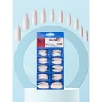 Ocean Stiletto 100LÜ Takma Tırnak (Kesilebilir, Törpülenebilir, Oje Sürülebilir) - Beyaz