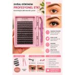 Ocean Takma Kirpik Seti, Kirpik Cımbızı, Eyeliner Yapıştırıcı - 404