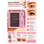 Ocean Takma Kirpik Seti, Kirpik Cımbızı, Eyeliner Yapıştırıcı - 406