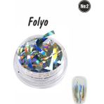 Ocean Tırnak Süsleme Folyo Parçaları Nail Art Tırnak Süsleme Şeritleri - Karışık 1