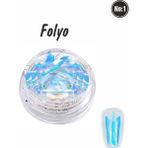 Ocean Tırnak Süsleme Folyo Parçaları Nail Art Tırnak Süsleme Şeritleri - Renkli