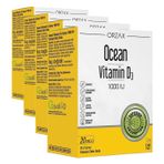 Ocean Vitamin D3 1000 IU 20 ml Sprey 130 Puff, Takviye Edici Gıda (4 paketi)