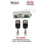 ock concept Wicom Vm-32 Plus Kepenk Panjur Modülü ve 2 Adet 4 Tuşlu 433 Mhz Kumandalı Set (Kepenk ve Panjur Alıcı Set)