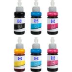 OCP Epson L800 Yazıcı Uyumlu Mürekkep 70ml OCP Set-6 Renk - Renkli