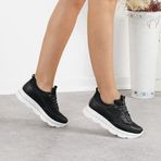 OCT Shoes TS1075 Siyah Kadın Sneaker