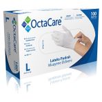 Octacare Lateks Pudralı Eldiven (L Beden) - Beyaz