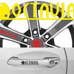 Octavia Kapı Kolu Sticker Yapıştırma 8Adet