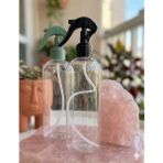 Octopus Bazaar 1 Adet Parfüm,kolonya,dezenfekten,ve Deterjan Için Boş Fısfıs Sprey Şişe 400 ml Şeffaf