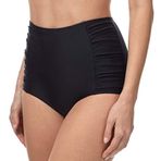 Octopus Zarif, figür oyunu, minimizer bikini altı/yüksek belli bikini pantolonu/slip (oct-flav-S10-f3428) S21(sw) Yüksek Bel Slip Siyah 48