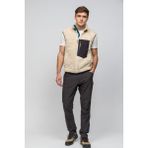 Od Sportswear Sherpa Yün Yelek Lambswool - Krem Rengi - XL