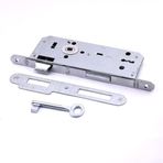 Oda Kapısı Gömme Kilit 18 X 45Mm Göbek Ölçülü Metal İç Kapı Kilidi 1 Anahtarlı Dayanıklı Montaj Seti