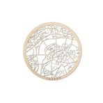 ODA.products London Ahşap Şehir Haritası