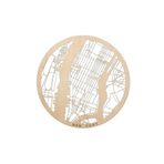 ODA.products New York Ahşap Şehir Haritası