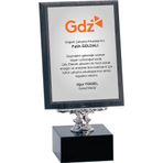 ODAK KUPA - Ahşap Plaketler - PL-008-M B - 15x20 cm