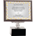 ODAK KUPA - Ahşap Plaketler - PL-020-M B - 15x20 cm