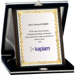 ODAK KUPA - Ahşap Plaketler - PL-021-M B - 15x20 cm