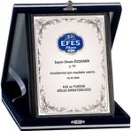 ODAK KUPA - Ahşap Plaketler - PL-065-M B - 15x20 cm