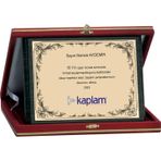 ODAK KUPA - Ahşap Plaketler - PL-071-M A - 18x24 cm