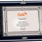 ODAK KUPA - Ahşap Plaketler - PL-087-M B - 15x20 cm