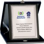 ODAK KUPA - Ahşap Plaketler - PL-089-M A - 18x24 cm