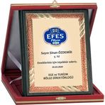 ODAK KUPA - Ahşap Plaketler - PL-093-M A - 18x24 cm